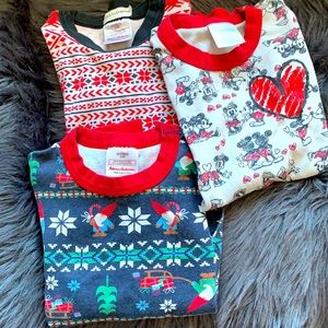Hanna Andersson pajama top bundle long sleeve x 3 comfy soft cotton-size 140- 10